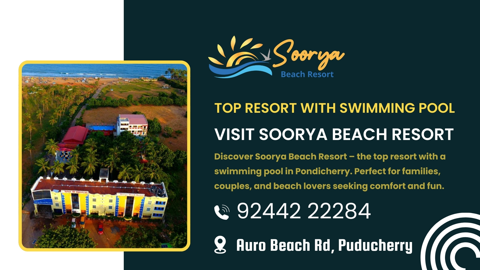 resorts at pondicherry beach